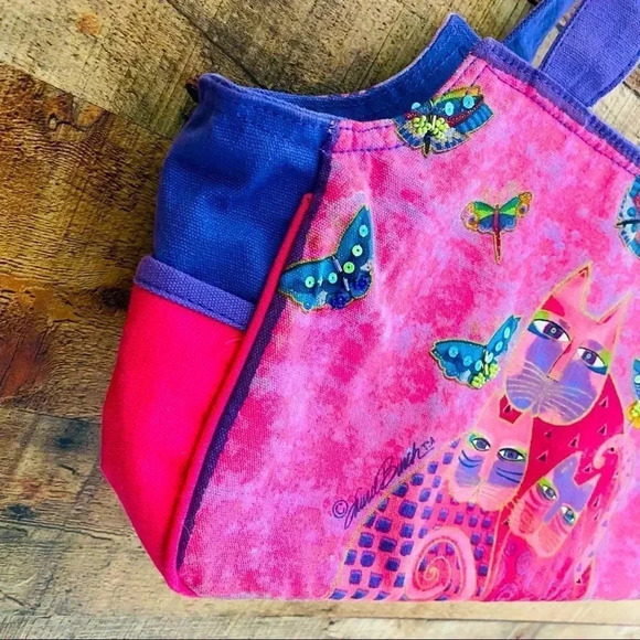 Lauren Burch Cat Tote Bag - Picture 4 of 8
